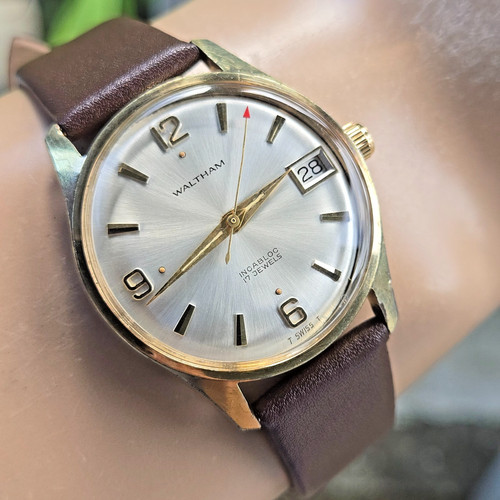 Vintage waltham men manual - vintage,