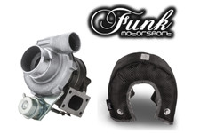 Garrett GT2871R Internal Wastegate Turbo Blanket Carbon Fibre - Funk Motorsport