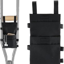 Crutch Bag Washable Underarm Crutches Pouch Pocket for Youth Adults Disabled