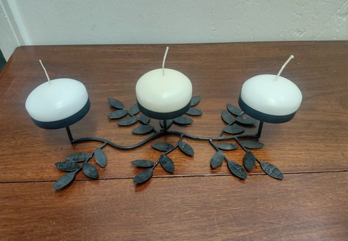 Wrought iron candle - iron, 3