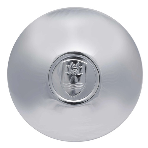 Wolfsburg crest hubcap chrome - crest,