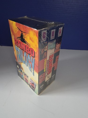 Rambo trilogy box set - rambo, (vhs)