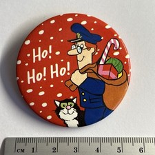 Collectible Pin Badge  Christmas Theme Postman Pat Jess the Cat Ho Ho Ho