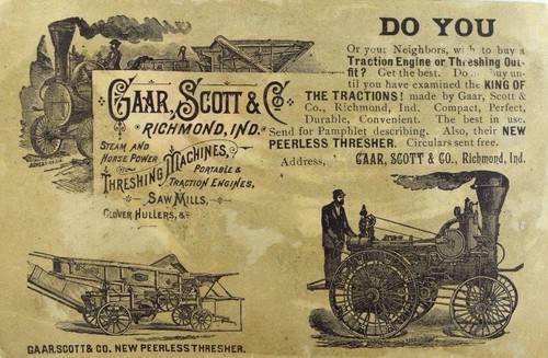 Gaar scott co threshing - scott,