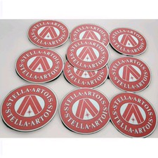 STELLA ARTOIS Lager Brewery Beer Mats  Vintage Mats ~ X 10 