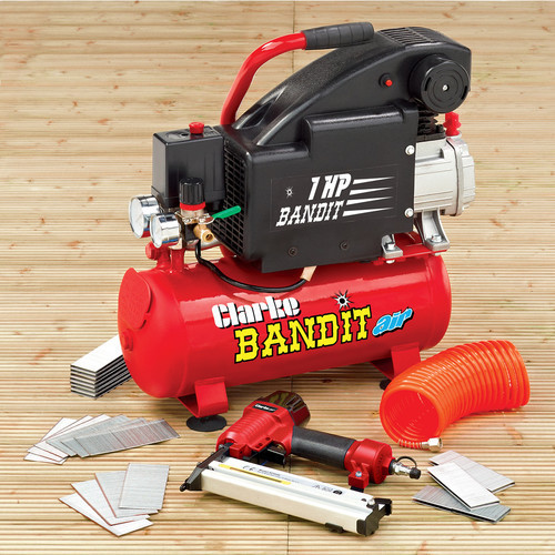 Clarke bandit air compressor - clarke,