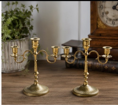 Pair vintage solid - vintage, 3