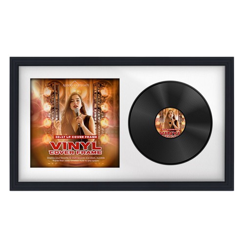 Vinyl record frame - 12",