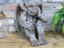 Stone Effect Grumpy Gargoyle