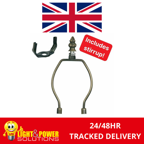 Harp lamp shade carrier with - harp,