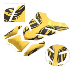 Gold Fuel Gas Tank Pad Decals