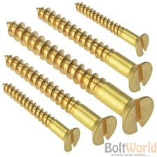 SOLID BRASS SLOTTED FLAT
