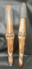 Pair Of African Tribal Wood