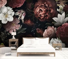 3D Red Peony Flower R1172