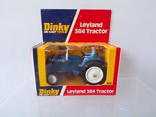 DINKY Toys No 308 Leyland 384 Tractor Blue  Boxed Farm Vehicle Window Box