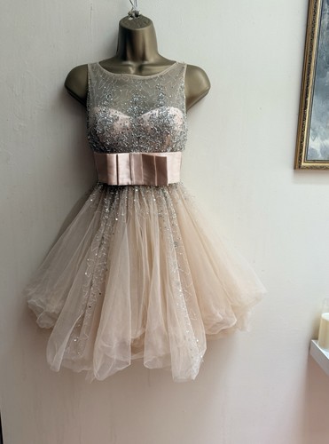 Sherri hill champagne silver - sherri,