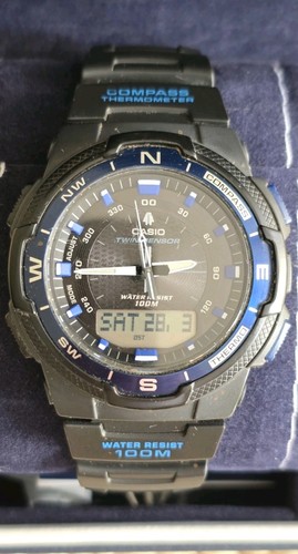 Casio shock black sgw - g-shock,