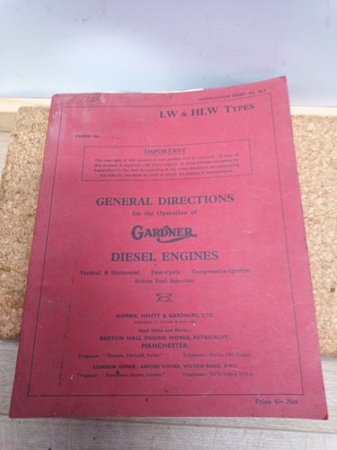 1967 gardner diesel - gardner, engines