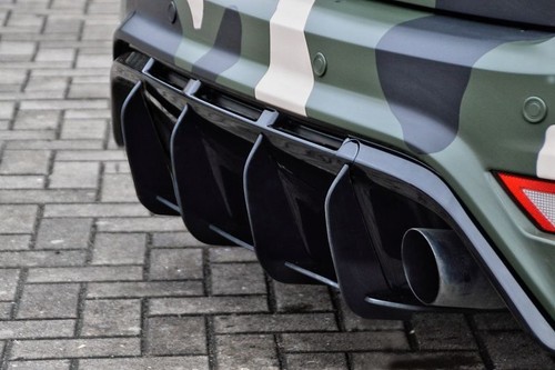 Rear bumper diffuser - rear,