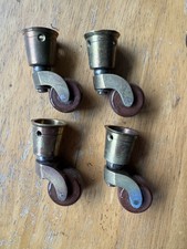 4 x Vintage Solid Brass Cup