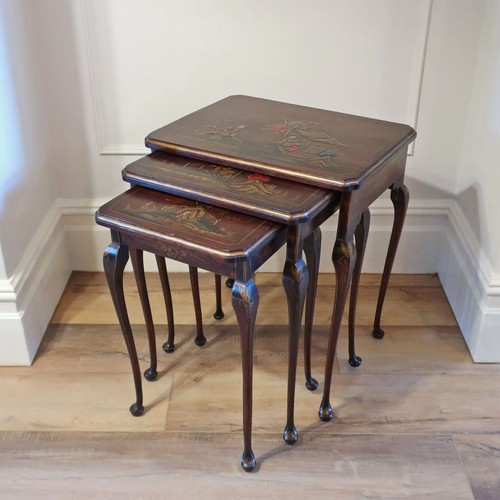 Antique nest tables - nest, of
