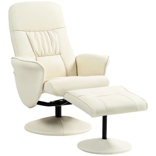 Homcom swivel recliner with - homcom,