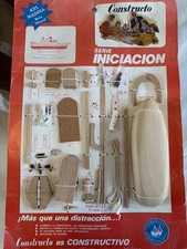 Constructo Wooden Model Kit Unused Tug Boat Never Used Vintage Rare