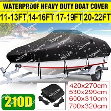 HEAVY DUTY BOAT COVER FISH SKI