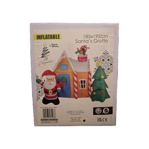Inflatable led santa grotto - inflatable, santa's