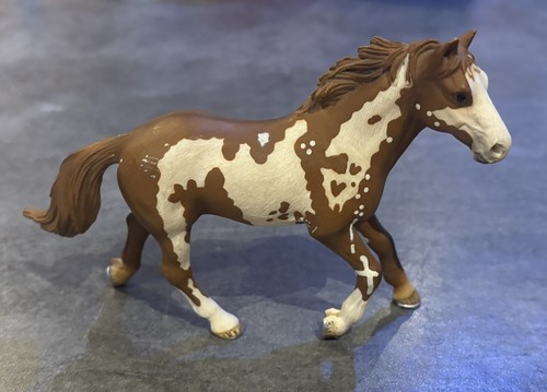 Schleich brown white pinto - schleich,