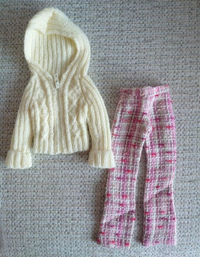 Knitted hoodie trousers - knitted, +