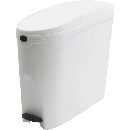 White pedal operated - pedal,