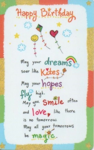 Wallet cards sentiment texts - cards.,