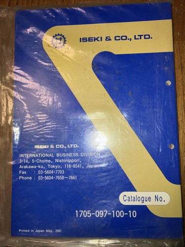 Iseki garden tractor parts - garden,