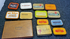 13 Vintage Tobacco cigar Tins