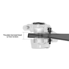 Portable Hydraulic Brake Tool Ideal for Easy Piston Resets