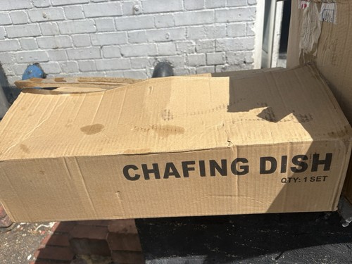 Brand new boxed chafing dish - brand,