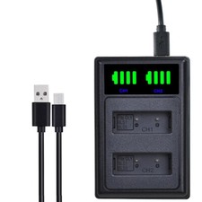 LCD DUAL Battery Charger for