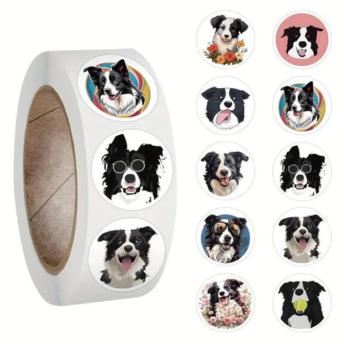 Border collie dog - dog, stickers