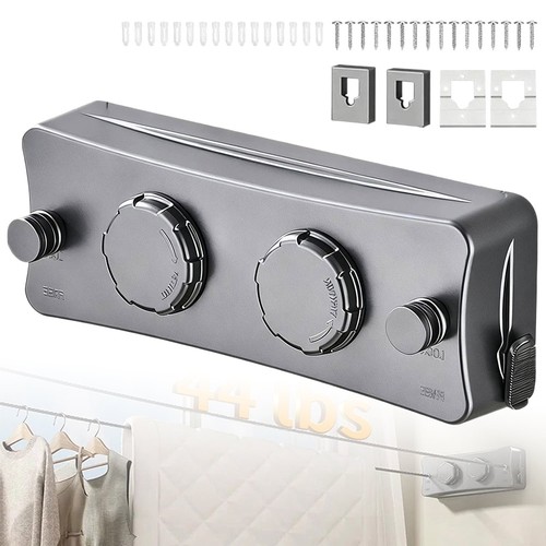 Line retractable clothes - line,