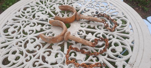 Vintage boat row lock - row,