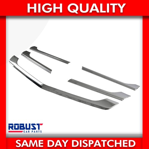 5pcs chrome front grill - front,