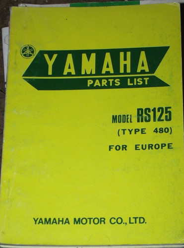 Yamaha rs125 type - yamaha, part