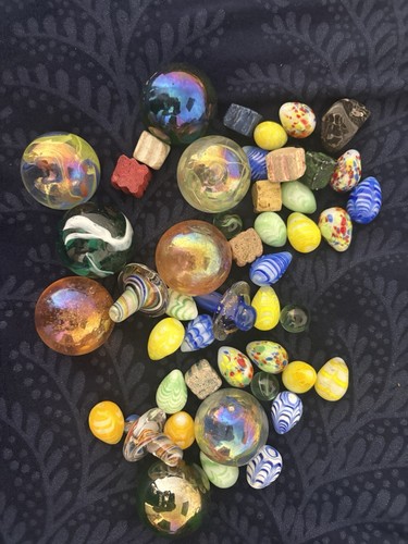 Glass marbles job - glass,