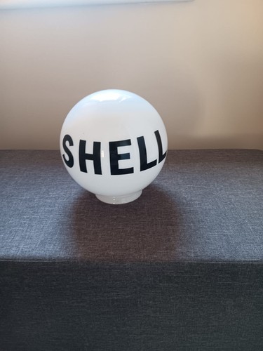 Shell glass petrol globe - petrol,