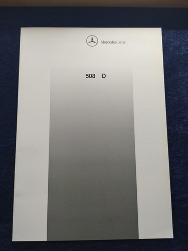 Mercedes benz 508 data sheet - d,