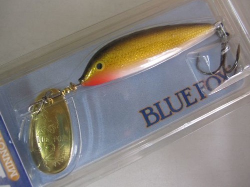 Blue fox vibrax minnow spin - blue,