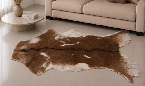 Genuine goat hide - hide, hair