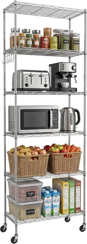 Tier wire shelving - 6-tier,