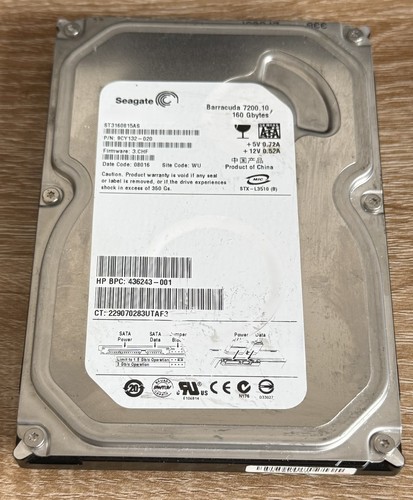 Seagate barracuda st3160815as - seagate,